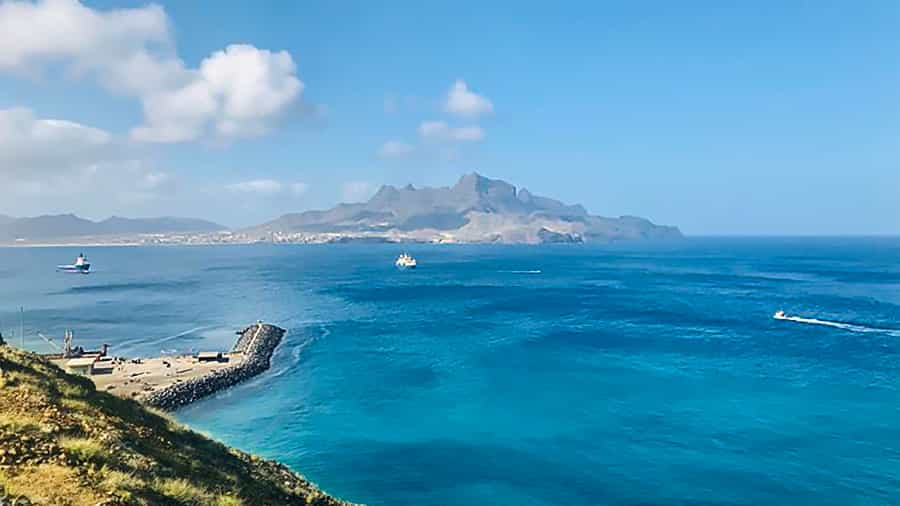 São Vicente vanaf Santo Antão