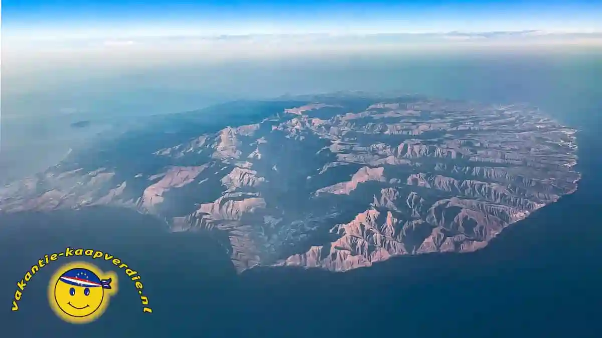 Luchtfoto van eiland Gran Canaria.